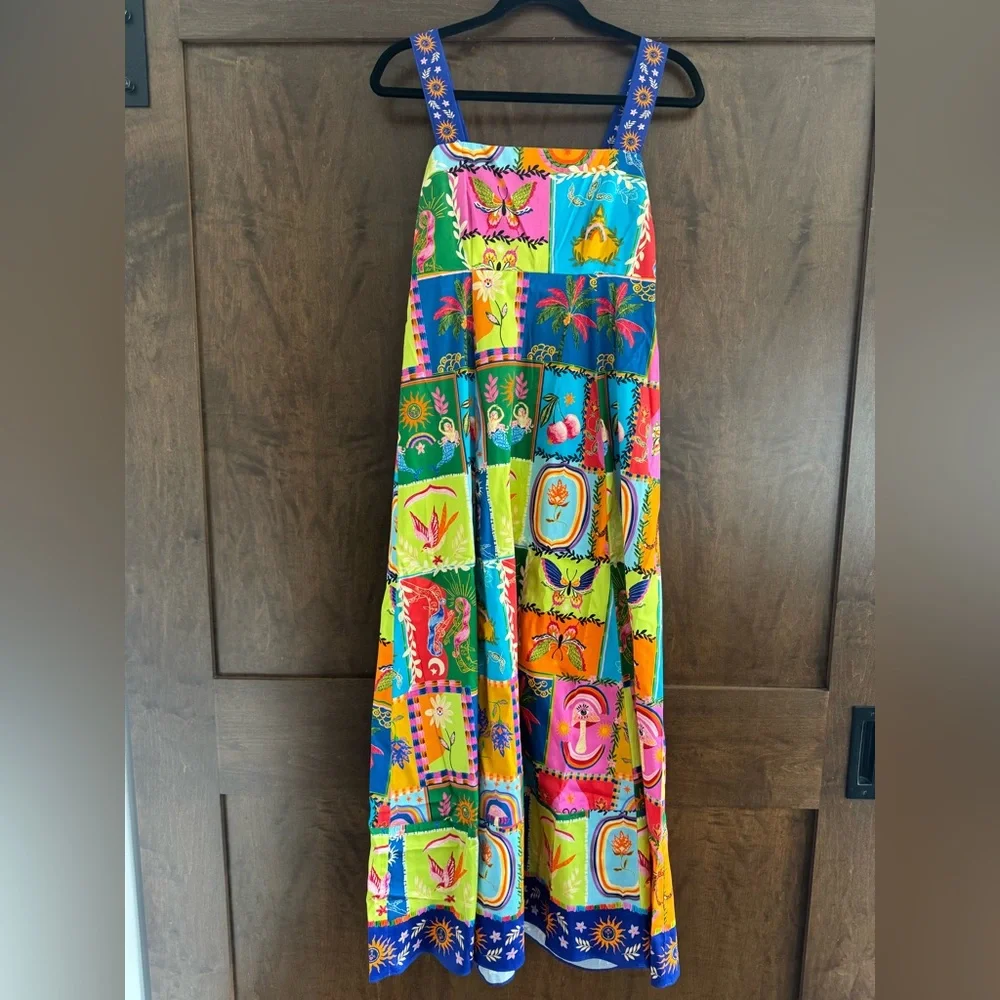 NWT Alden Adair Nirvana Maria Cotton Dress $228 Retail - Picture 2 of 4